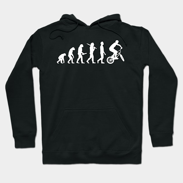 Funny BMX Evolution Gift For BMX Riders Hoodie by OceanRadar